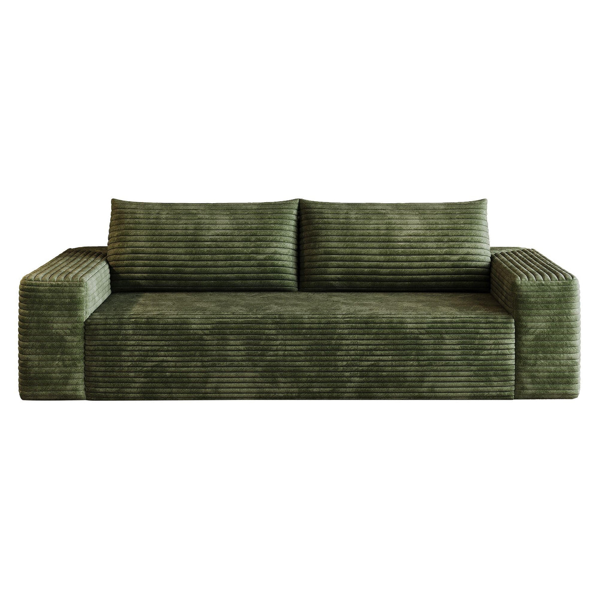 Corduroy Foam Loveseat