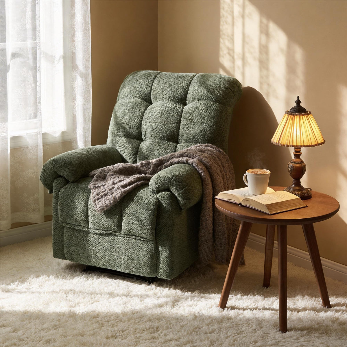 Padded Manual Recliner