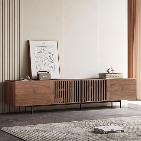 Mid-Century Modern TV Stand for 80+ Inch TVs