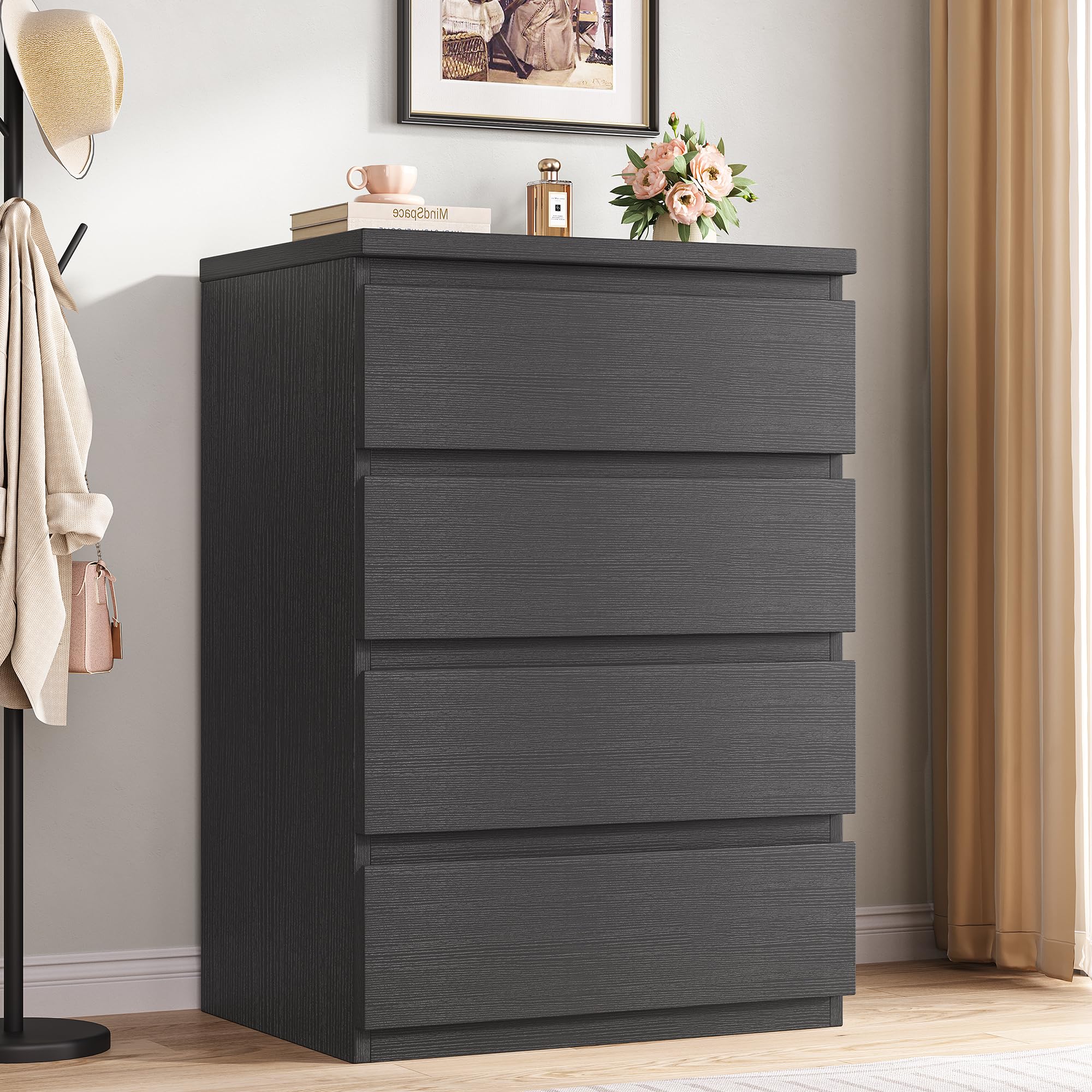 4-Drawer Dresser with Deep Storage