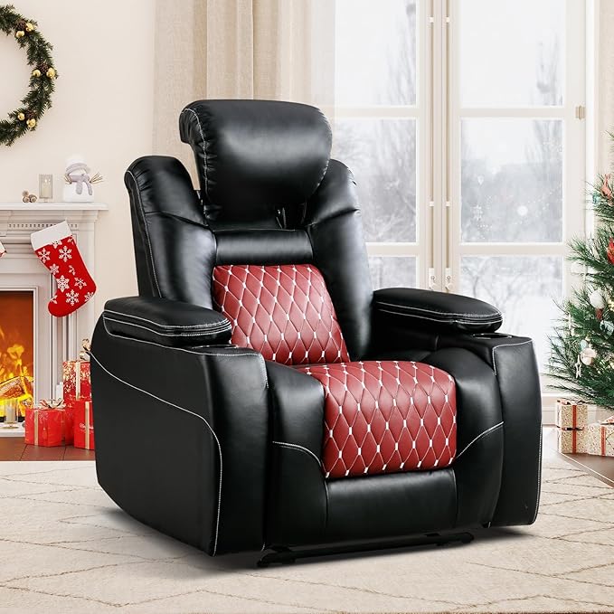 Power Recliner Chair with Adjustable Headrest