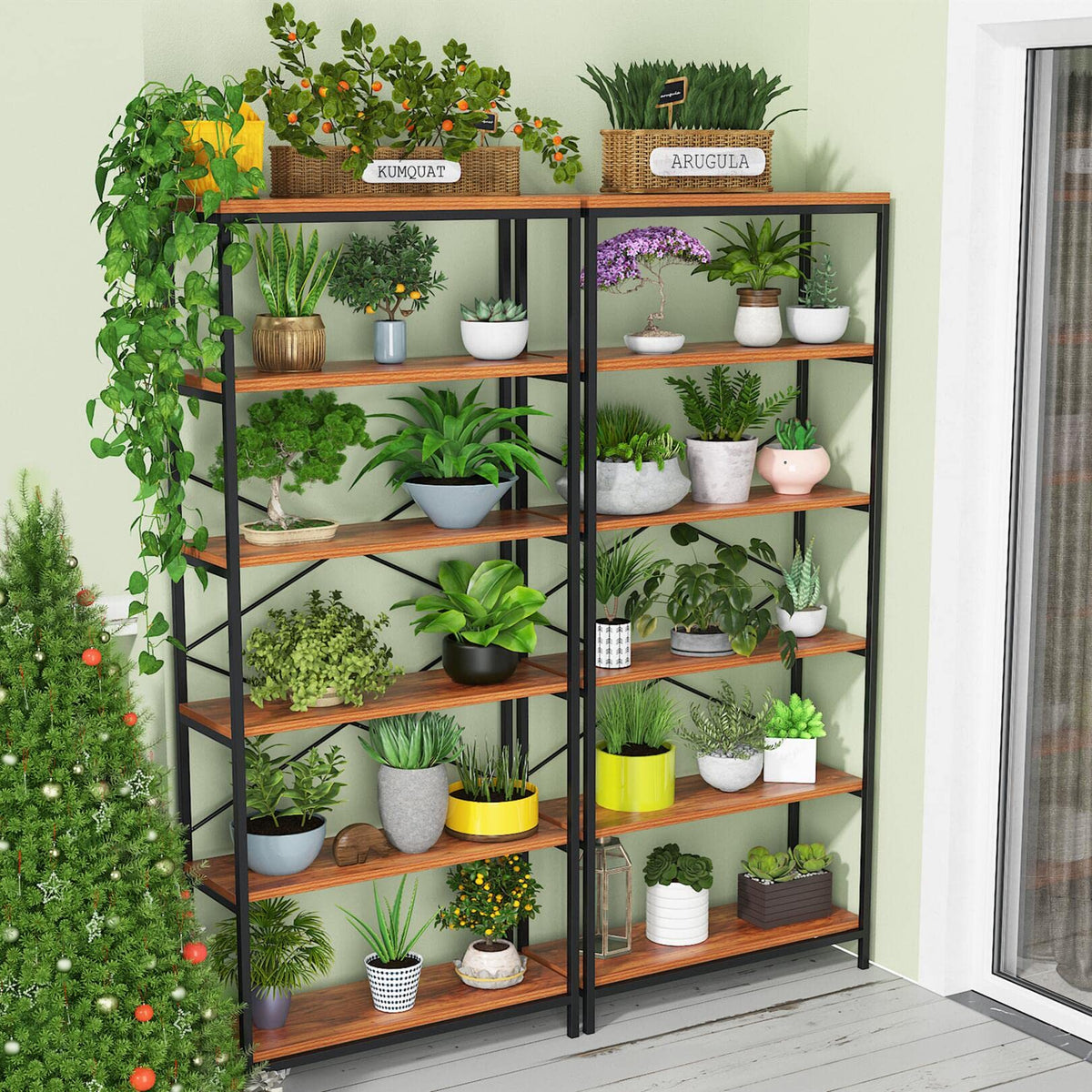 Rustic Industrial Bookshelf