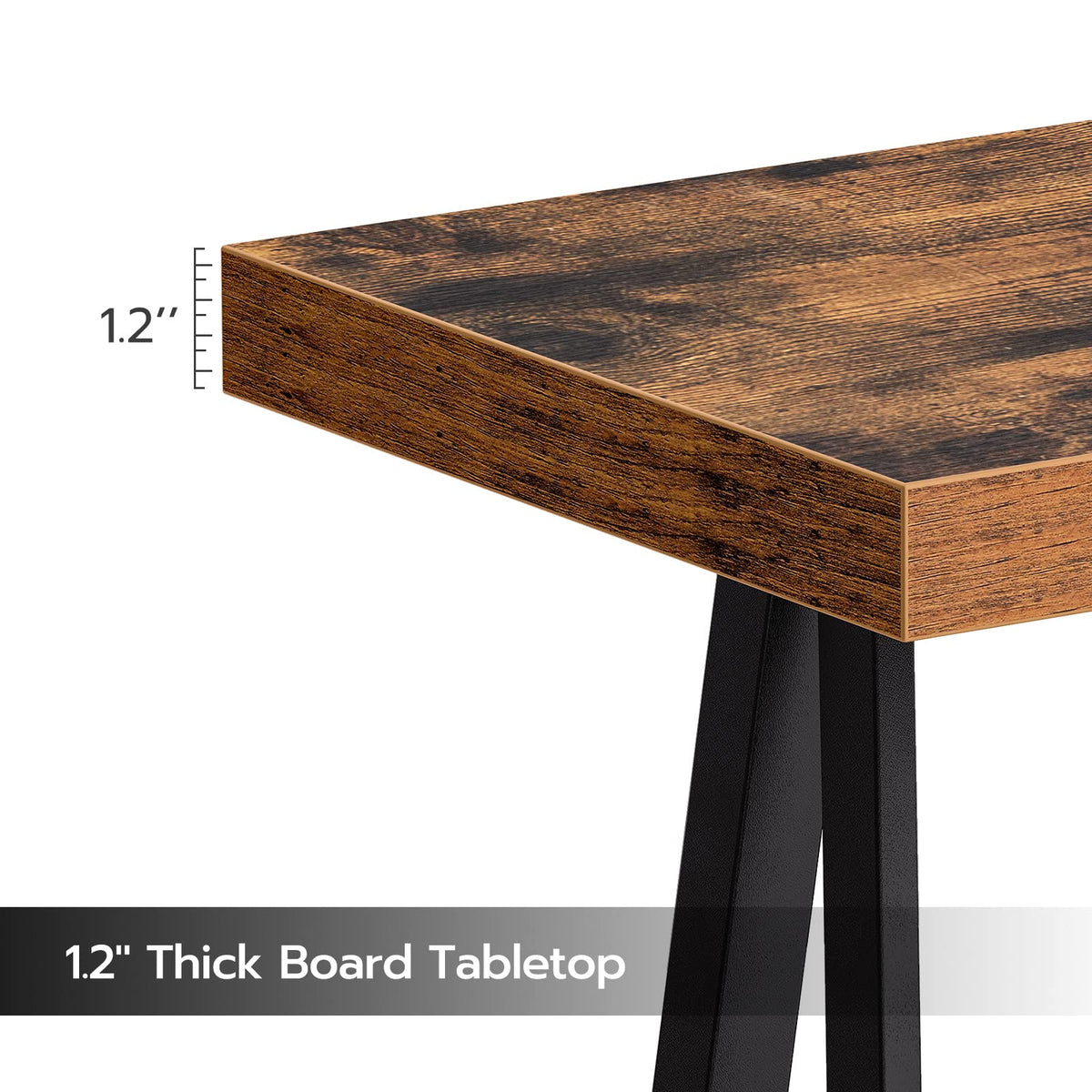 Narrow 2-Tier Console Table