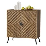 Walnut Sideboard with Adjustable Shelf