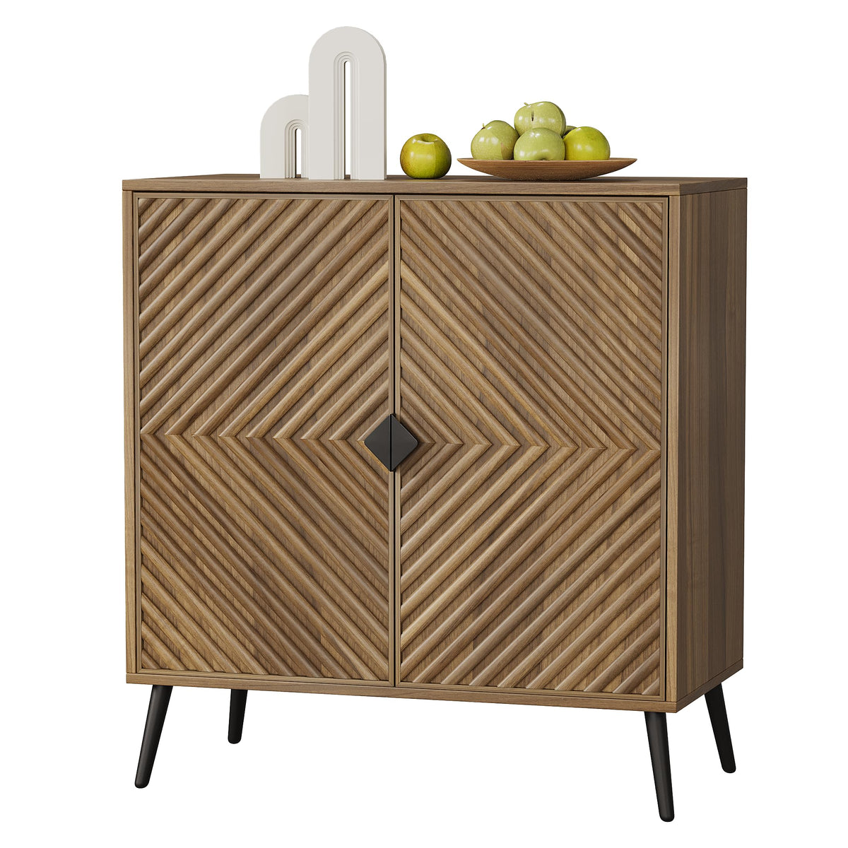 Walnut Sideboard with Adjustable Shelf