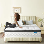 Queen & King Hybrid Mattress | Gel Memory Foam & Pocket Coils
