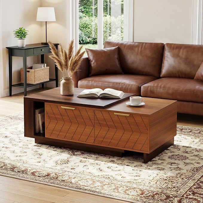 Extendable Coffee Table with Storage