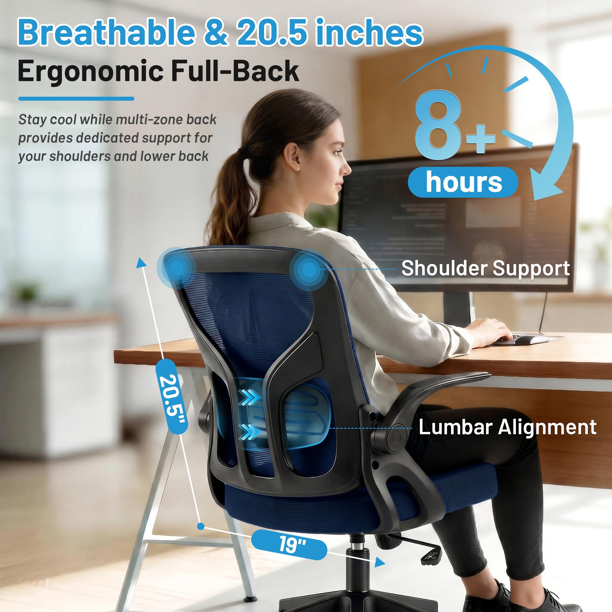 Ergonomic High-Back Mesh Office Chair
