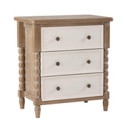 Farmhouse 3-Drawer Dresser with Turned Legs