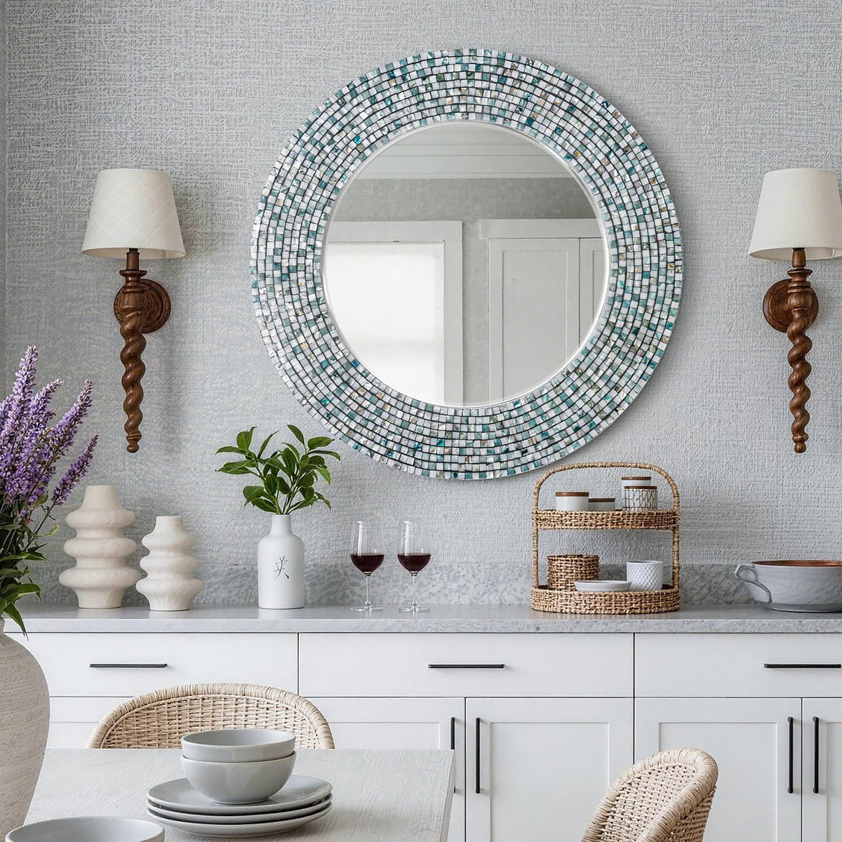 Gold Multi-Mirror Wall Decor