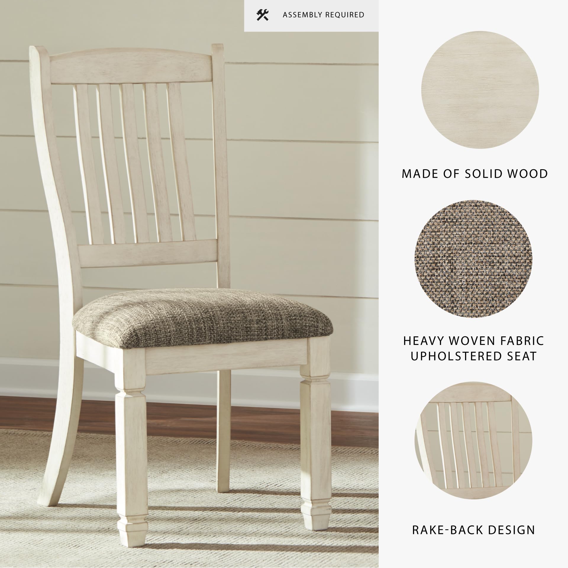 Upholstered Dining Chair, Set of 2