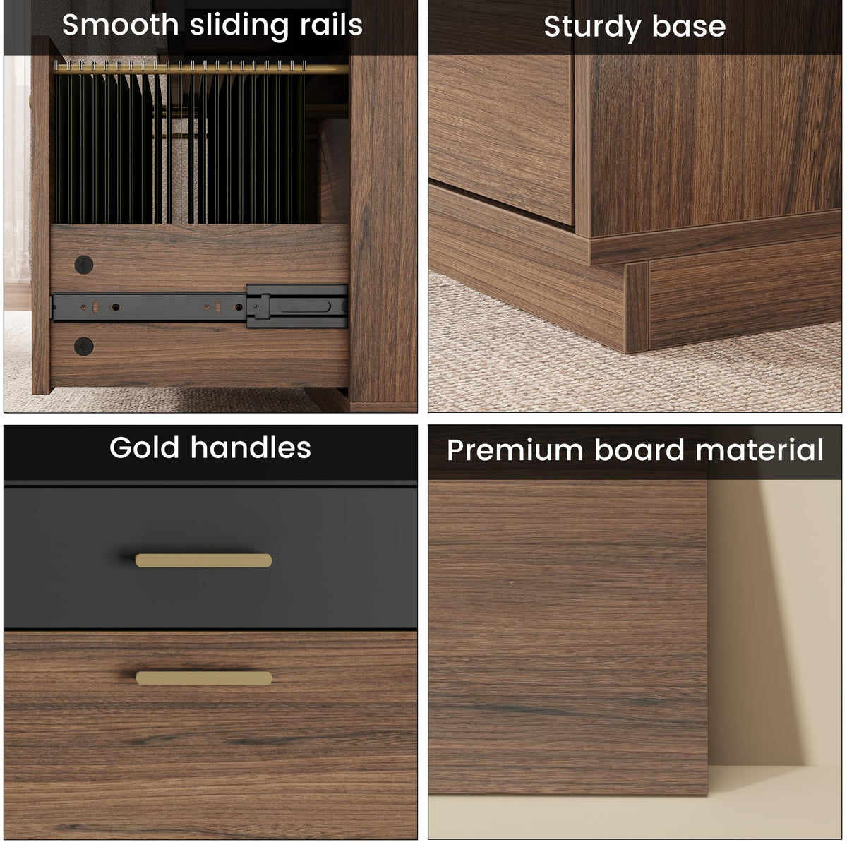5-Drawer Lateral File Cabinet