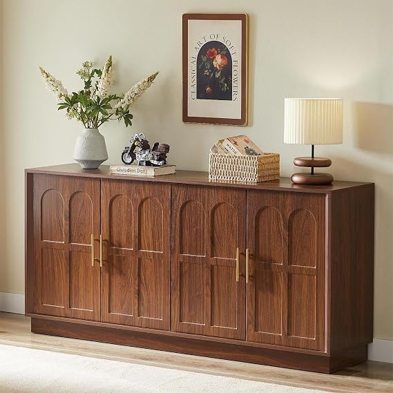 Fluted Arched Sideboard Cabinet