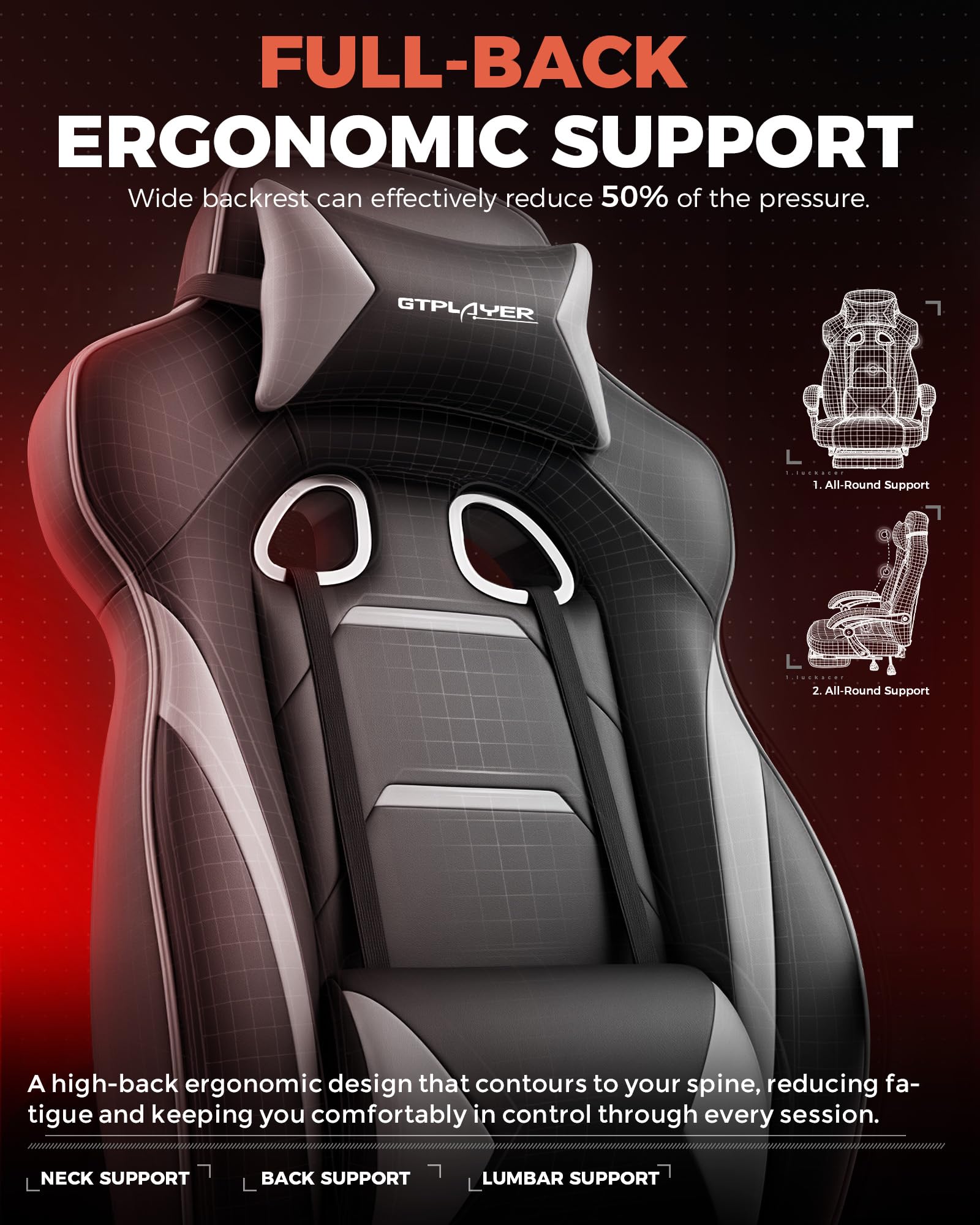 Big & Tall Ergonomic Gaming & Office Chair