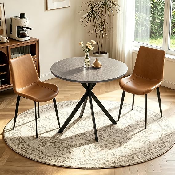 Round Dining Table Set for 2