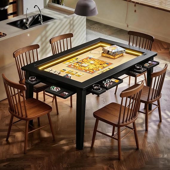 2-in-1 LED Board Game & Dining Table