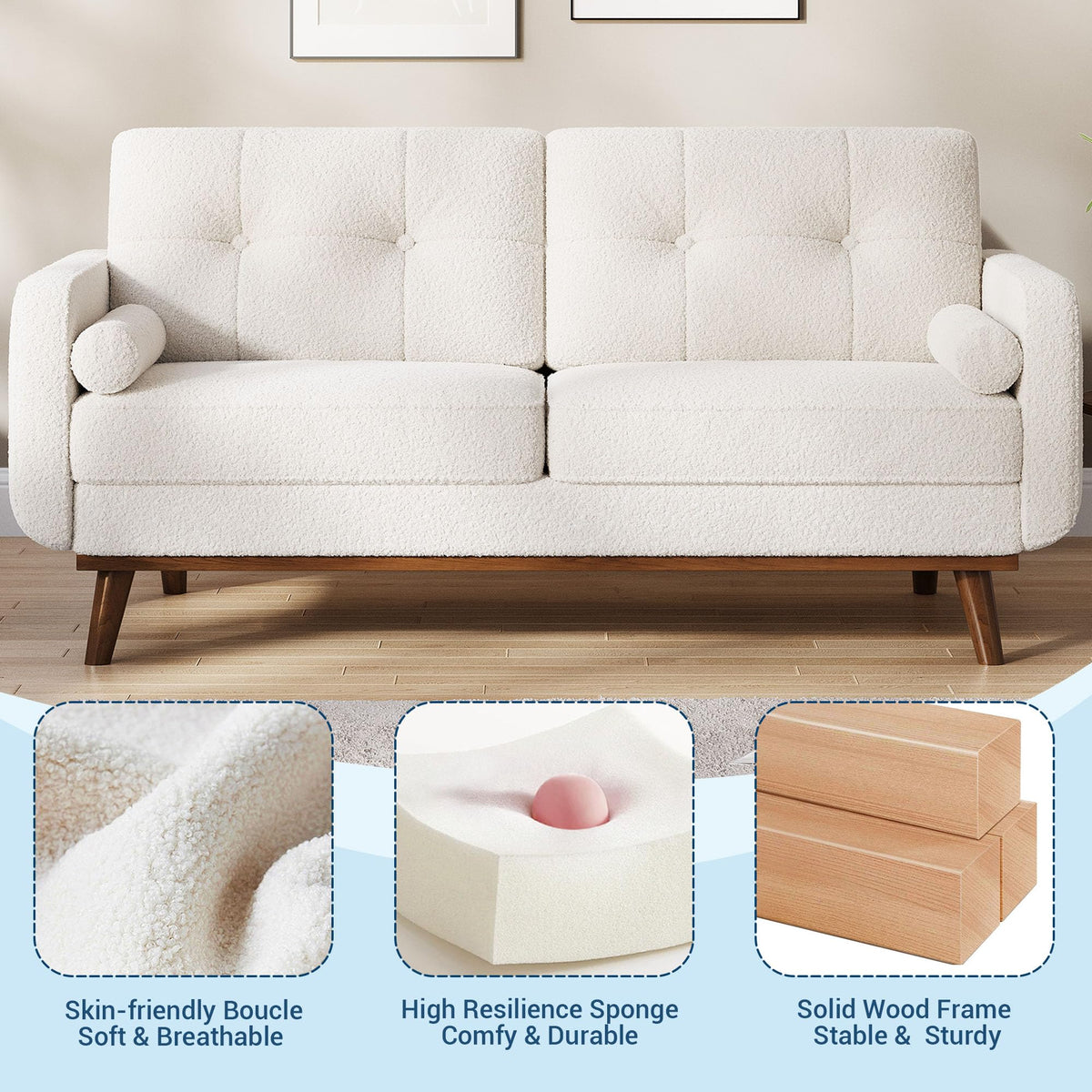 Mid-Century Modern Loveseat