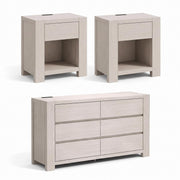 3-Piece Dresser and Nightstand Set