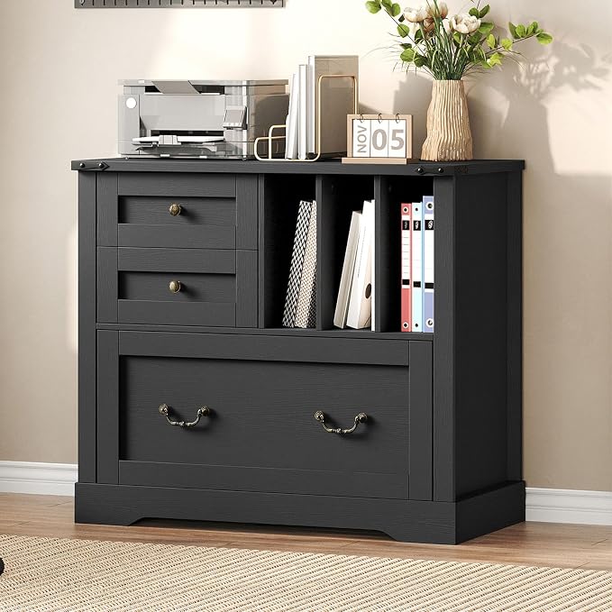 Farmhouse 3-Drawer File Cabinet