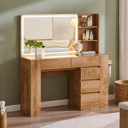 Makeup Vanity Desk with LED Mirror