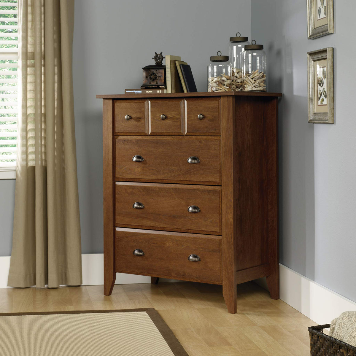 4-Drawer Chest in Oiled Oak