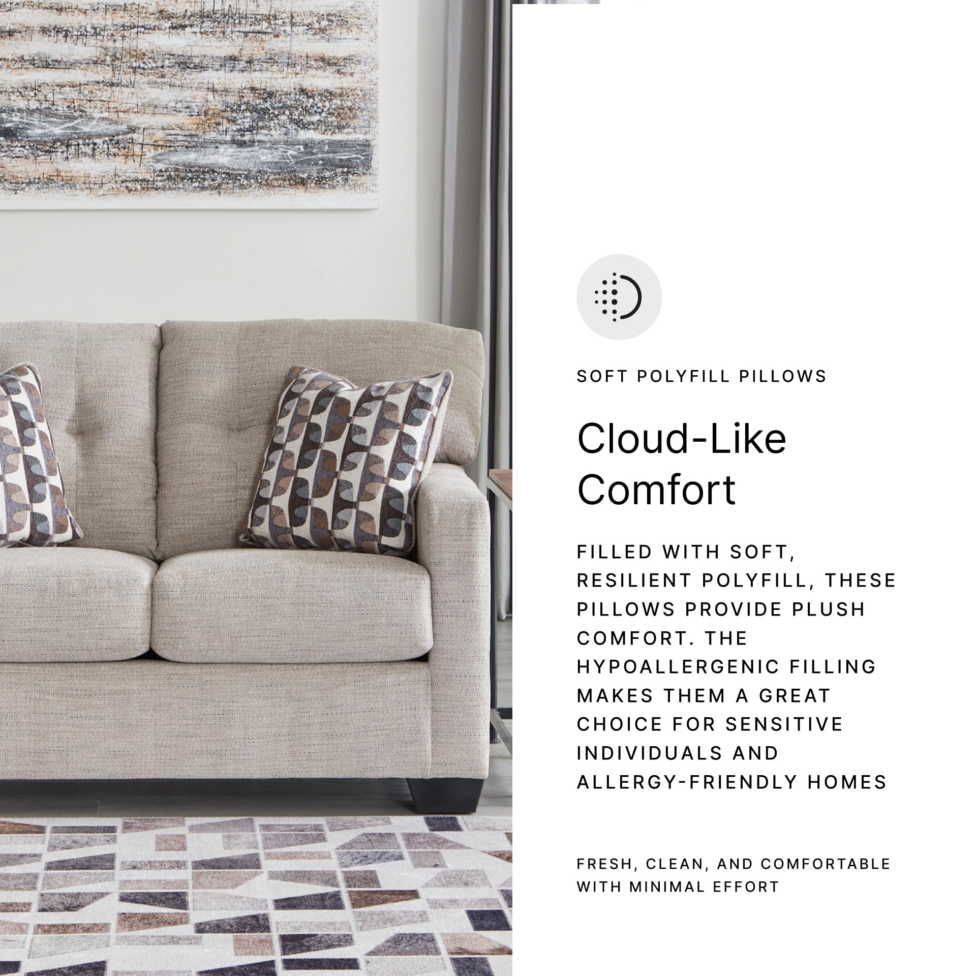 Contemporary Tufted Loveseat