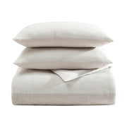 King Chenille Waffle Stripe Comforter Set