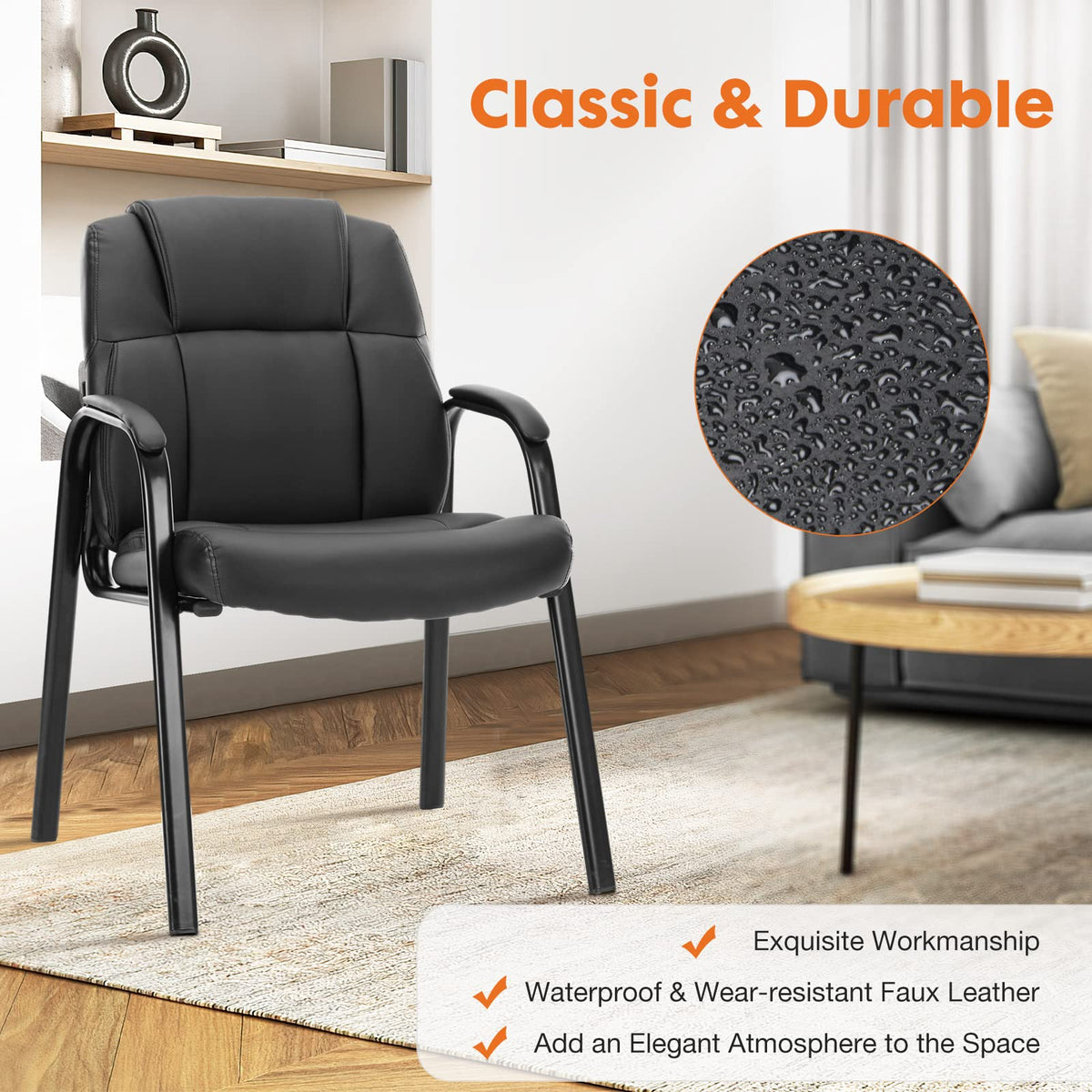 Waiting Room Chairs, Set of 2