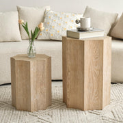 Nesting Coffee Table Set of 2,Nesting Tables for Living Room,Fully Assembly