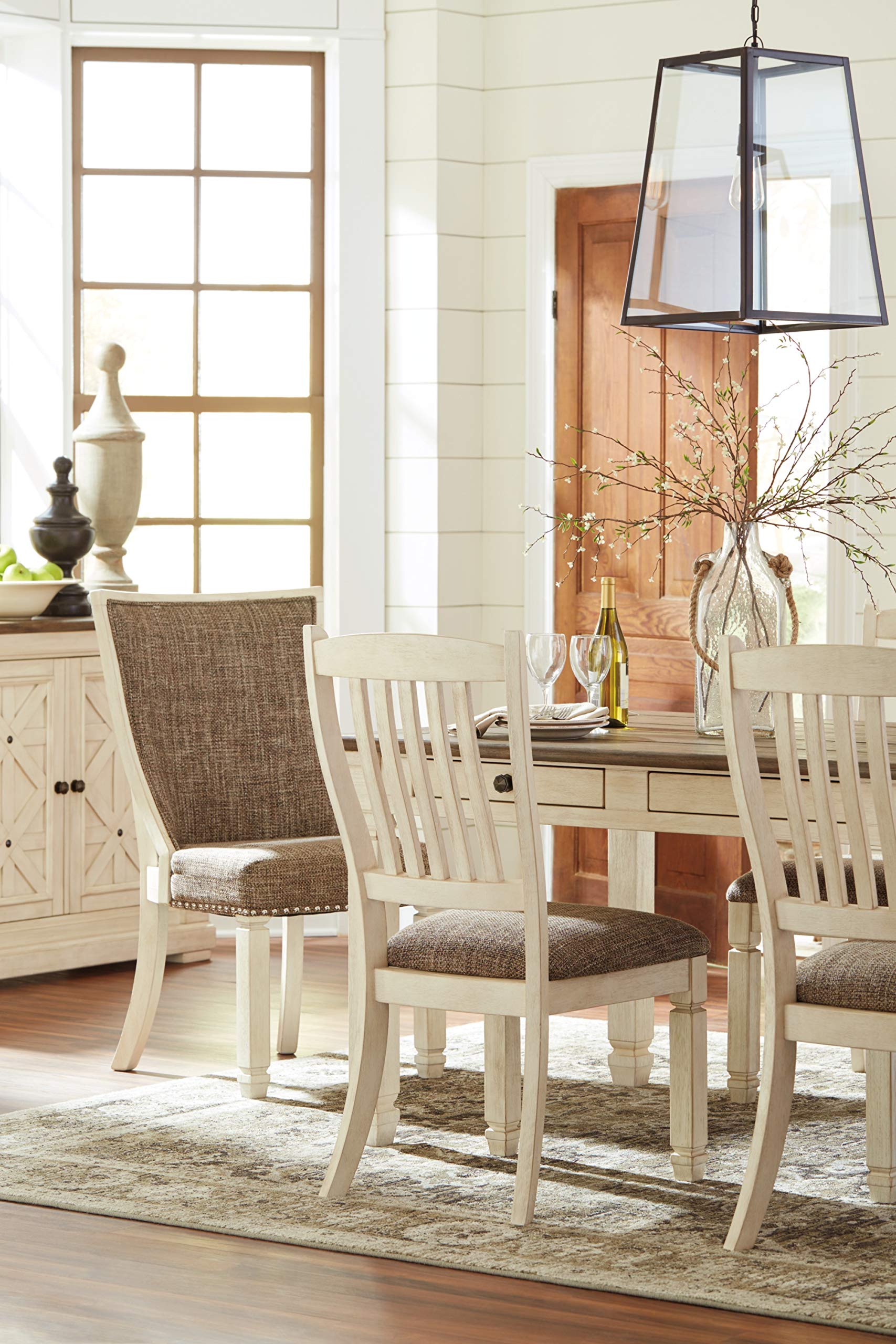 Farmhouse Dining Table with 6 Storage Drawers