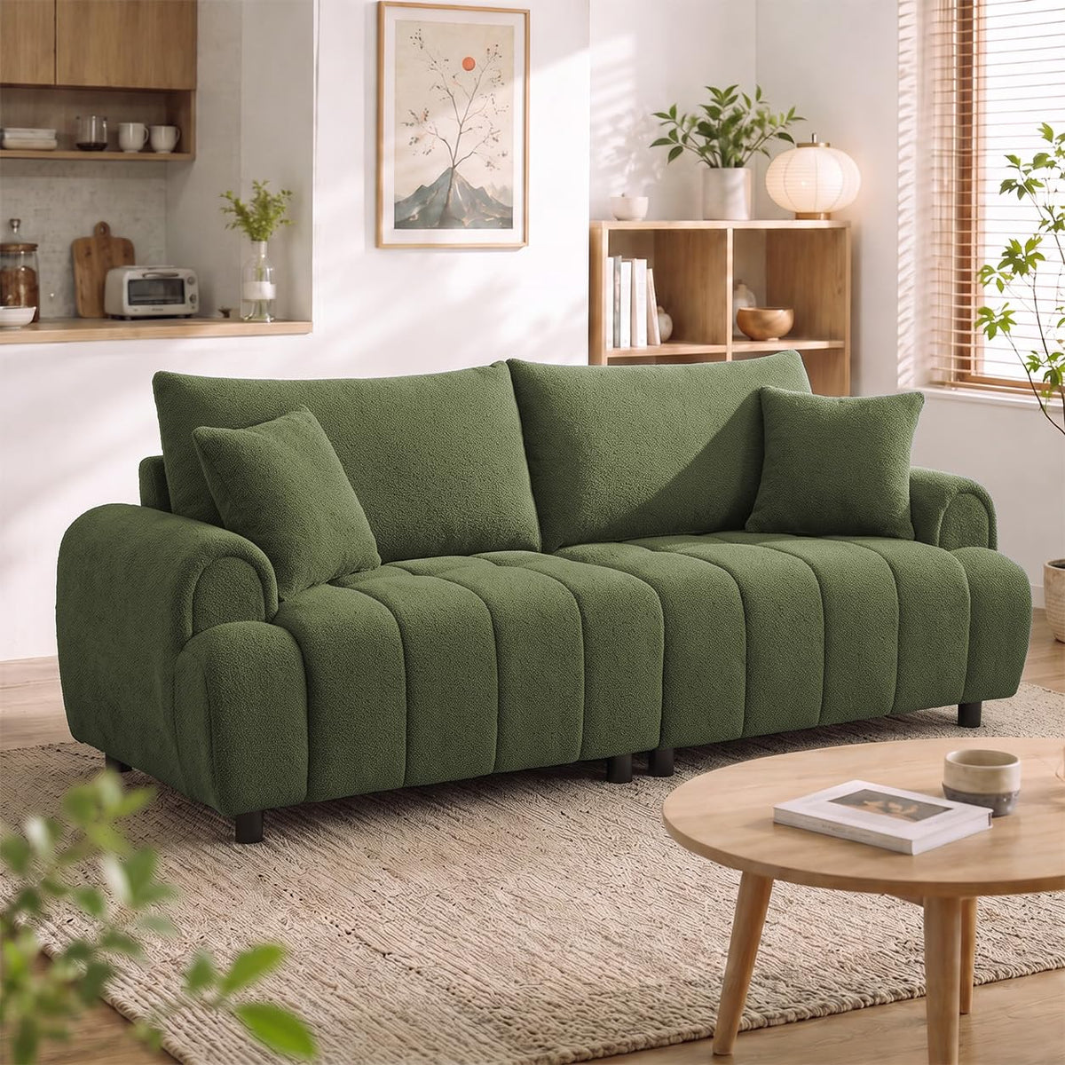 Boucle 3-Seater Sofa