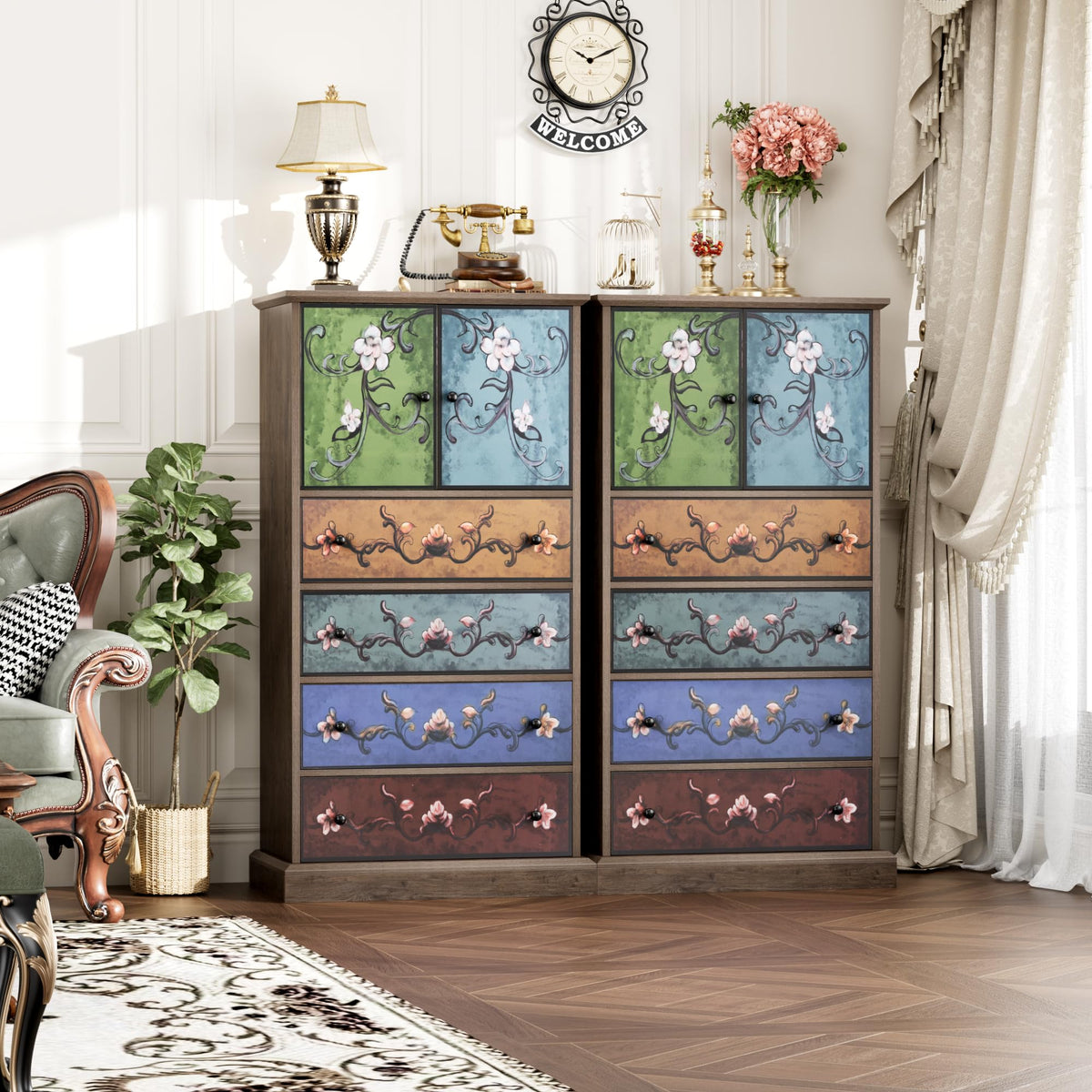 Boho 4-Drawer Dresser