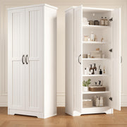 70" Tall Storage Cabinet with 6 Adjustable Shelves & 2 Doors