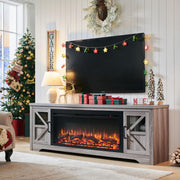 44" Farmhouse Fireplace TV Stand