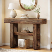 Tribesigns 41.34" Farmhouse Console Table, Sofa Table Behind The Couch