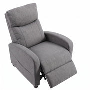Grey Fabric Recliner
