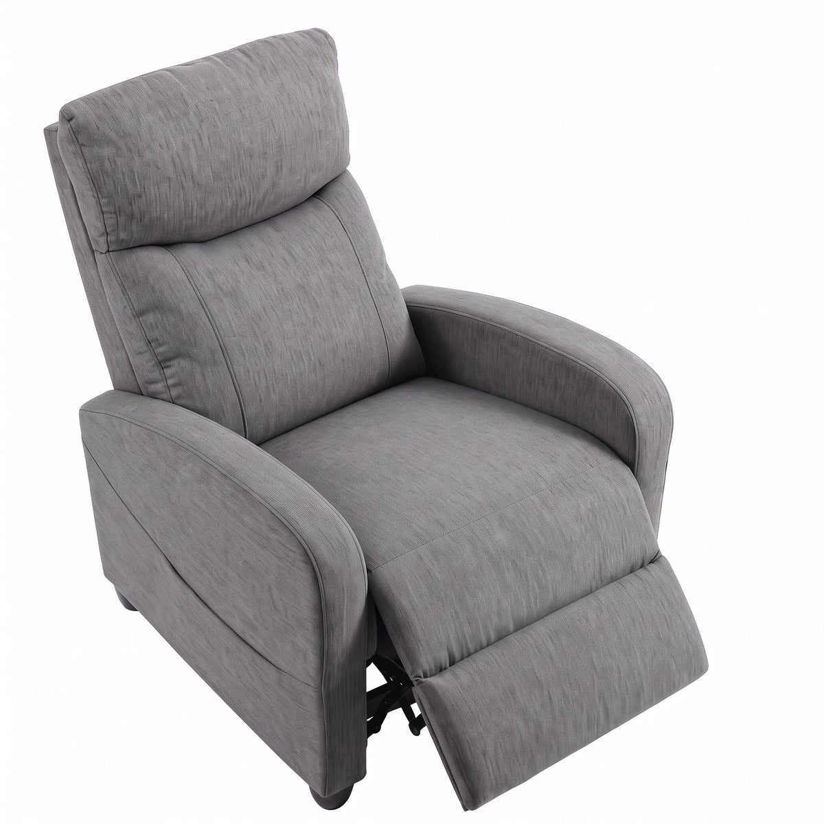 Grey Fabric Recliner