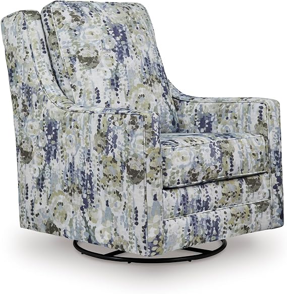 Leather Swivel Glider Chair