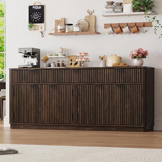 Fluted Sideboard with Drawers