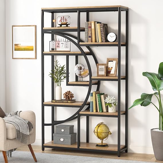 9-Shelf Industrial Bookcase