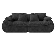 Hobestluk Sofa Couches 3-Seater Modular Sectional Sofa, 89''Comfy Loveseat with Throw, Deep Seat Small Sofa for Small Space, Memory Foam Sectional Couches for Living Room, Office, Apartment