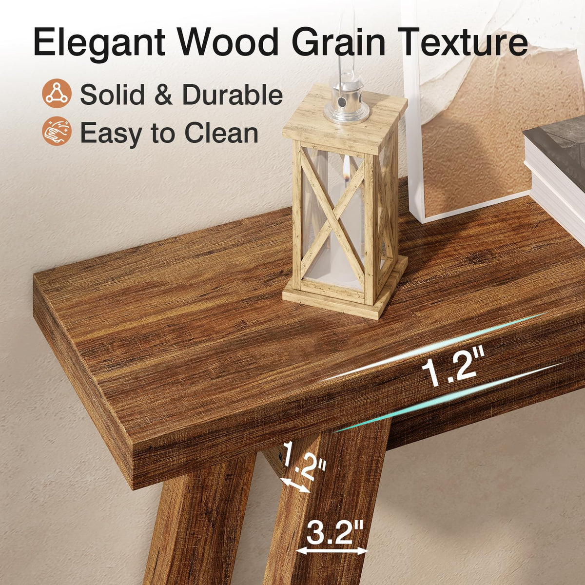 Narrow Console Table with Storage