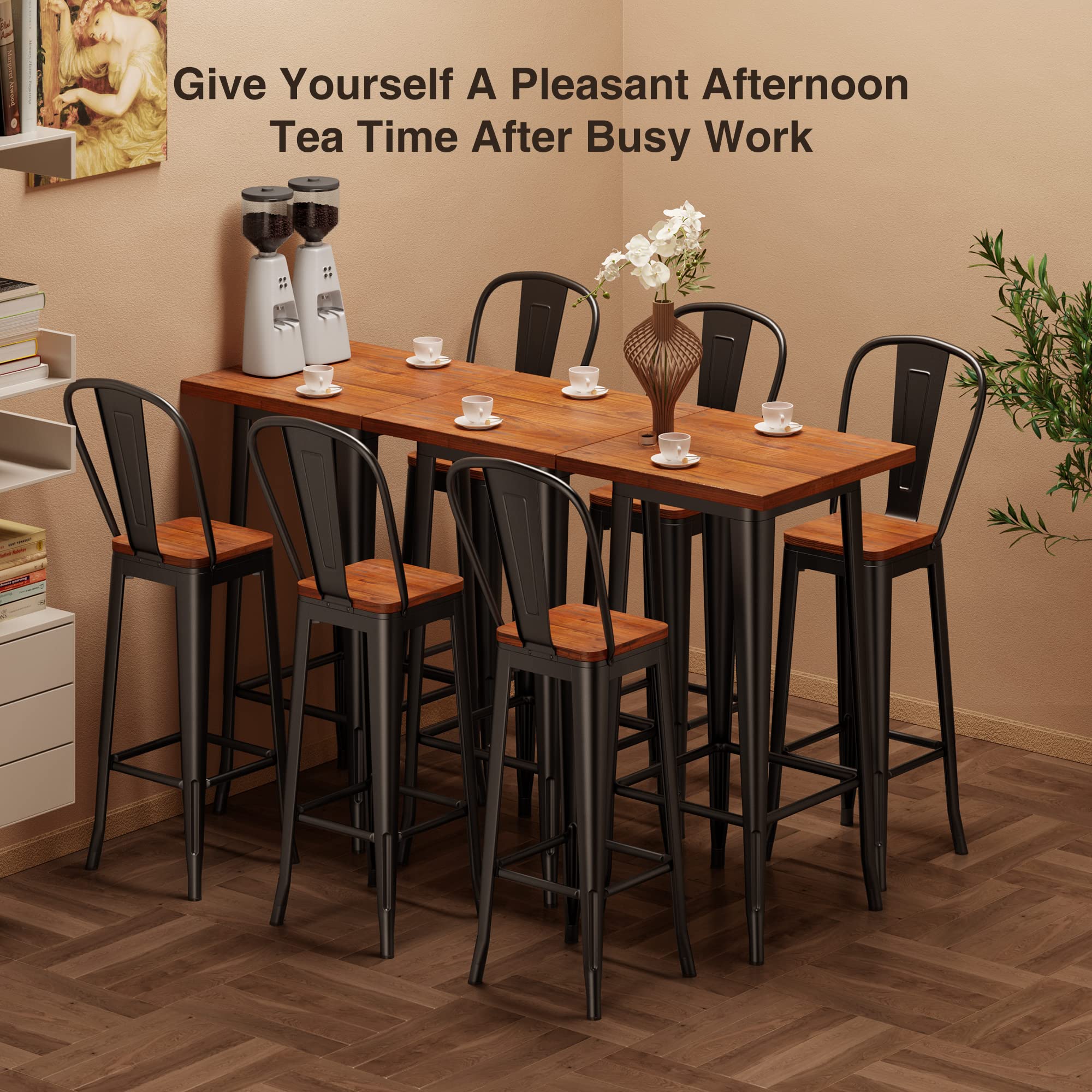 3-Piece Bar Table & Chairs Set