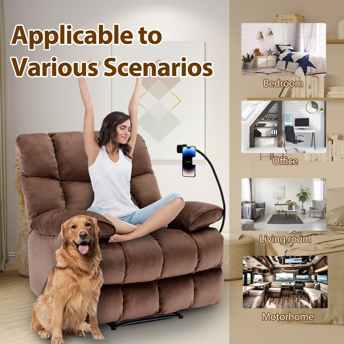Oversized Manual Recliner