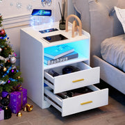 LED Charging Nightstand