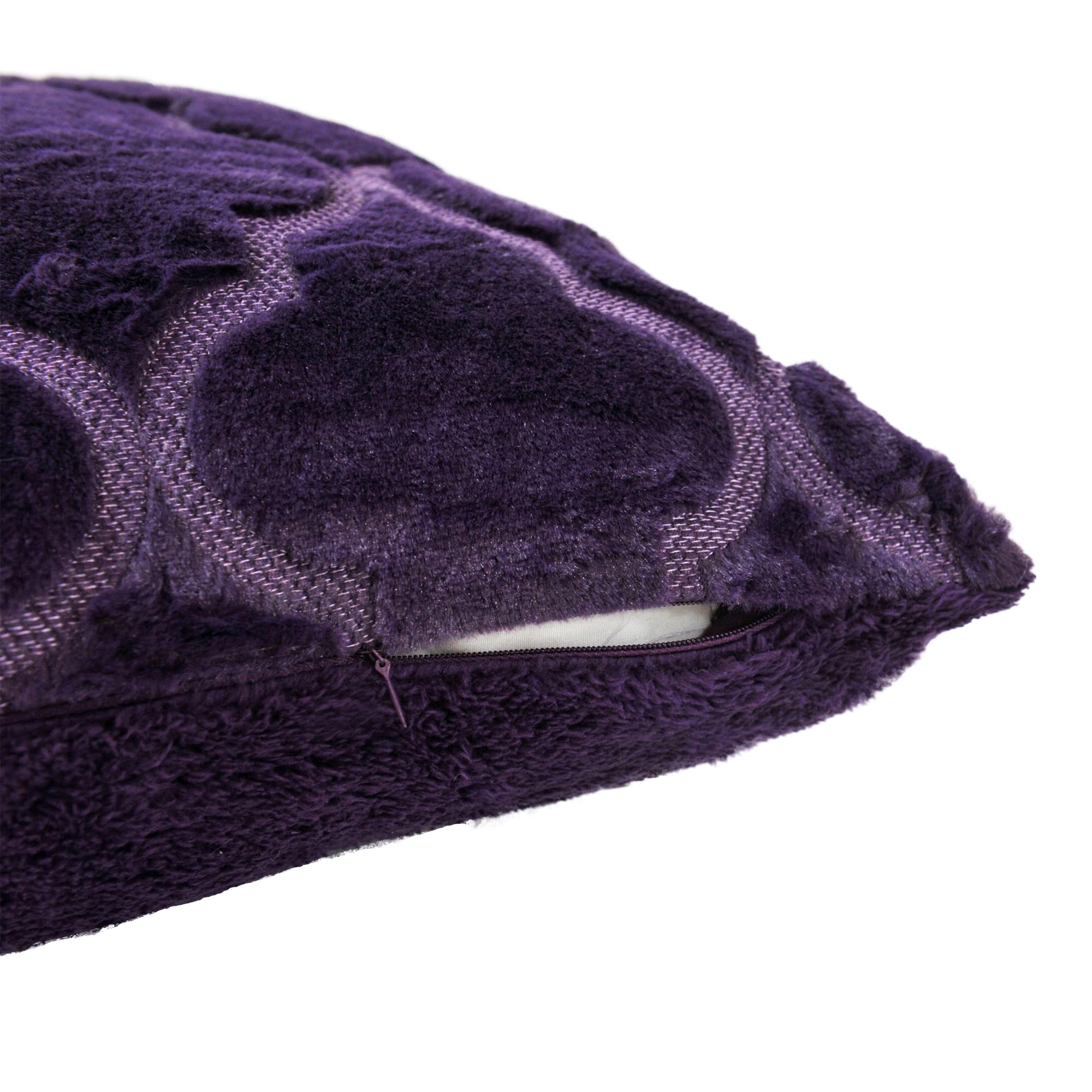 Faux Fur Throw Blanket & Pillow Cover Set
