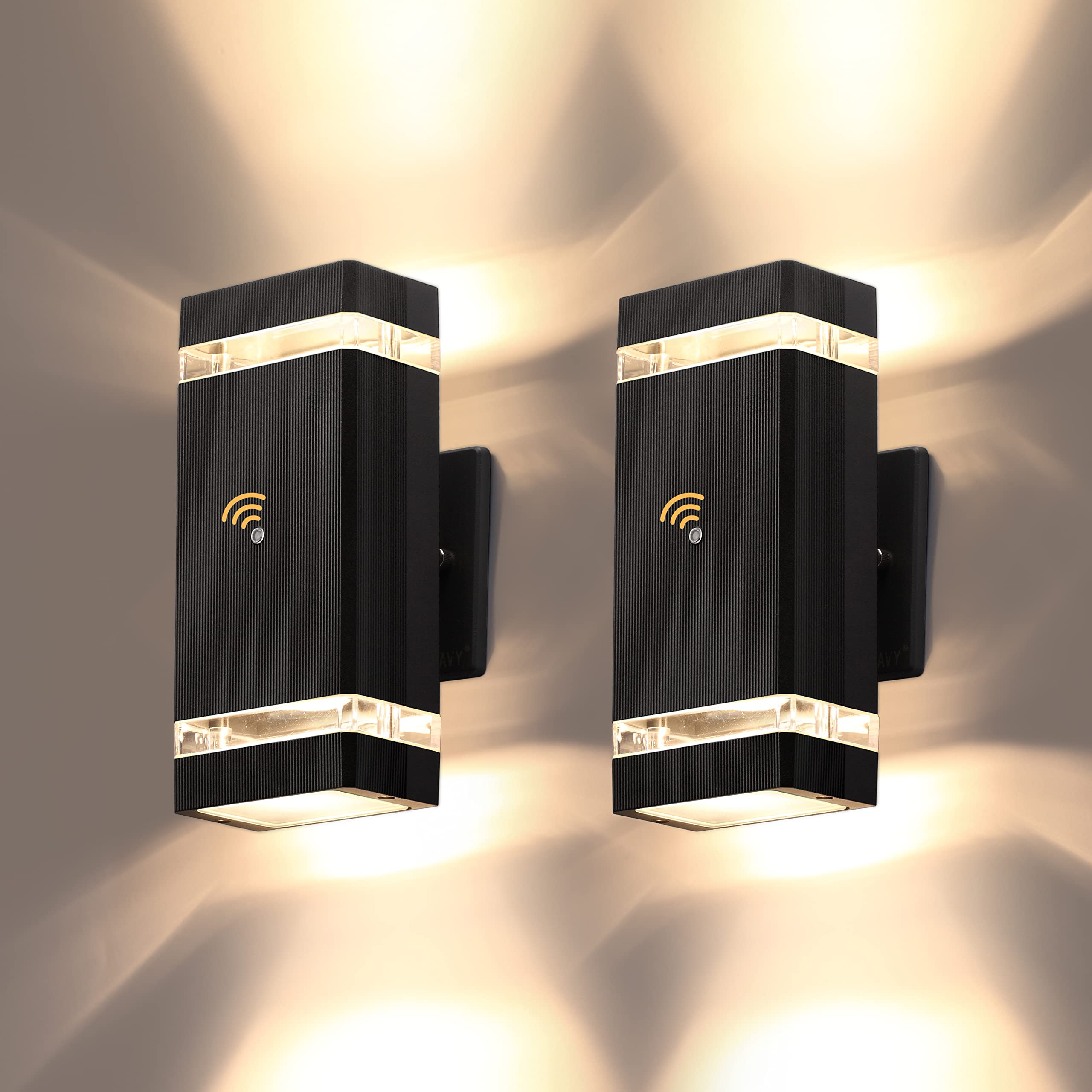 Dusk to Dawn Outdoor Wall Sconce with LED Bulbs