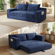 Convertible Sofa Bed Loveseat Sleeper with Memory Foam