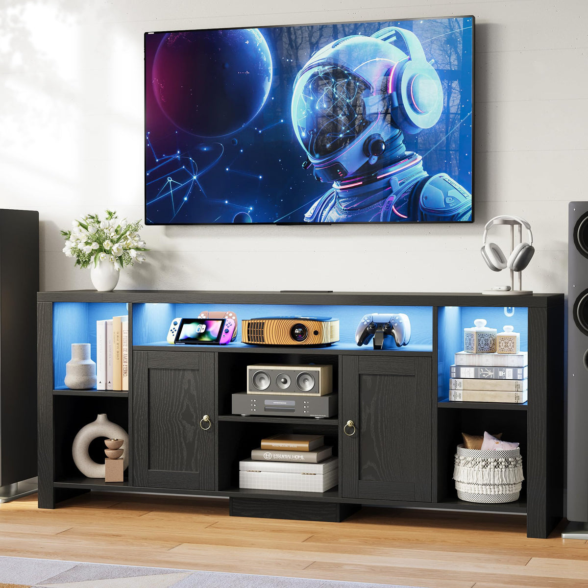 LED TV Stand with Storage
