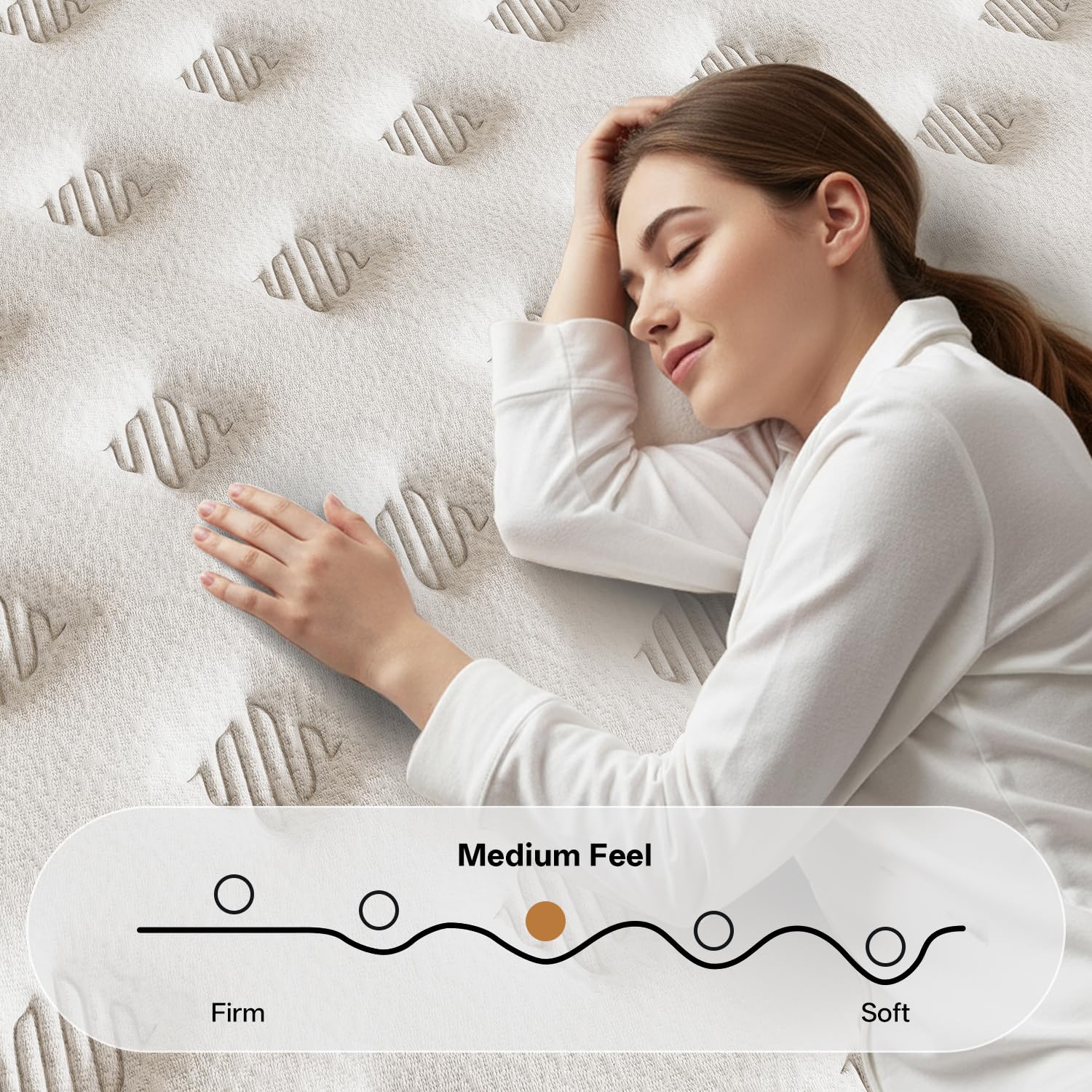 12-Inch Hybrid Queen Mattress – Cooling Gel Memory Foam & Pocket Springs